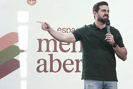 Palestra no Espaço Mente Aberta