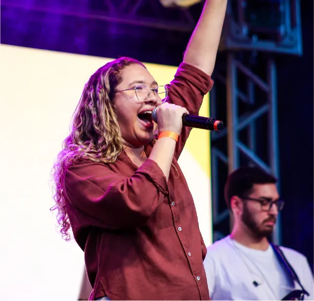 Participante do Concurso Musical Vila Abraão
