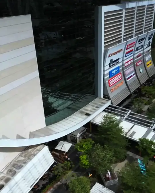 Vista aérea do Shopping Nova Iguaçu